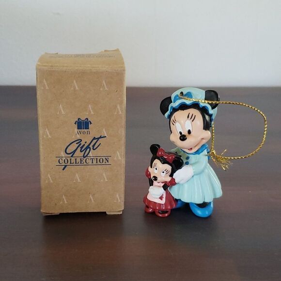 Vtg Avon Disney's Mickey's Christmas Carol Ornament Minnie Mouse as Mrs Cratchit - Picture 1 of 5